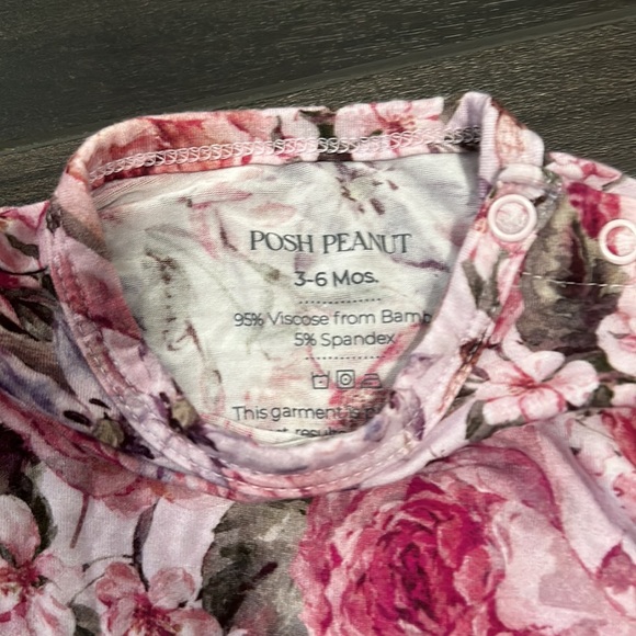 Posh Peanut Elise Romper - 3-6M - Picture 2 of 3